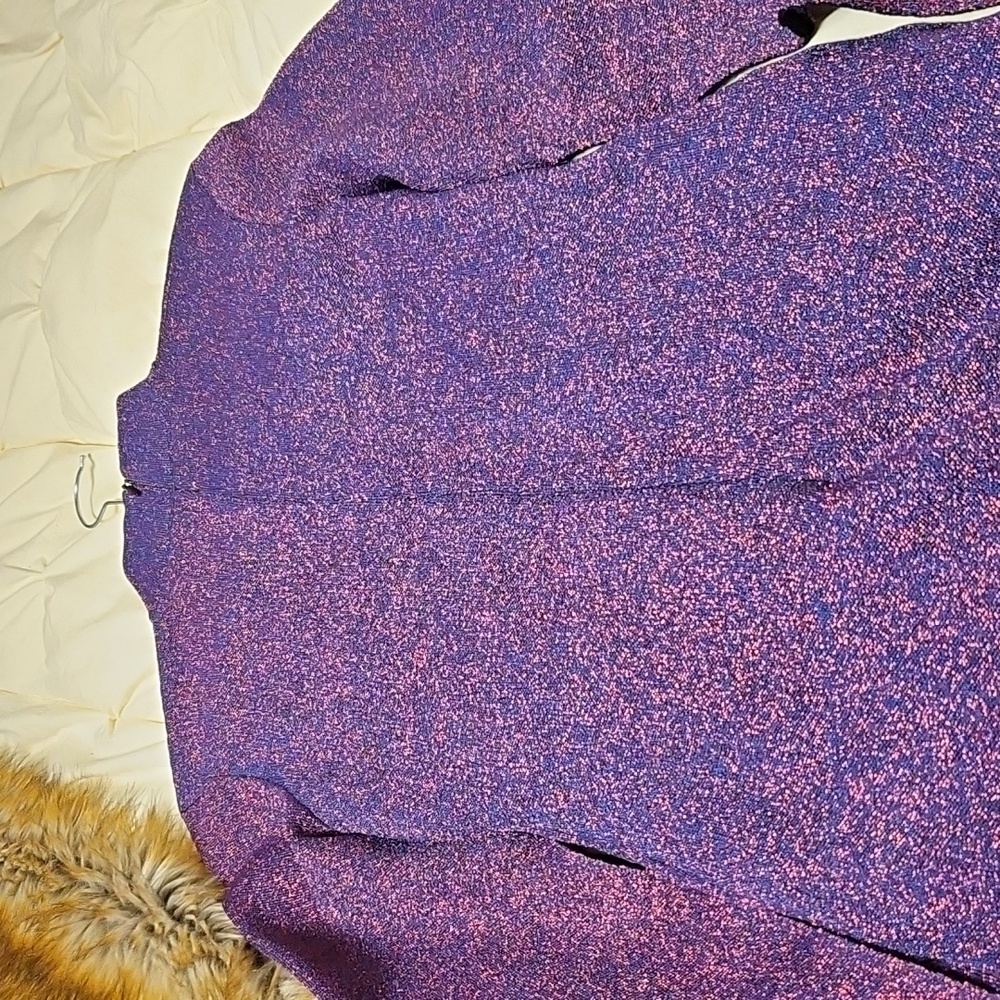 Solace London dress. Purple Metallic  Katy Perry, hit iconic dress! NWOT - Picture 5 of 12